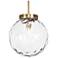Uttermost Gaia 14 3/4" Wide 1 Lt Water Glass Pendant