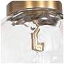5_Uttermost Gaia 14 3/4" Wide 1 Lt Water Glass Pendant more views