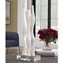 1_Uttermost Gale 27" High Ivory Stone Abstract Sculpture