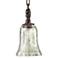 Uttermost Galeana 7" Wide Seeded Glass Mini Pendant Chandelier