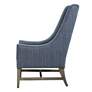 Uttermost Galiot Blue and White Accent Chair