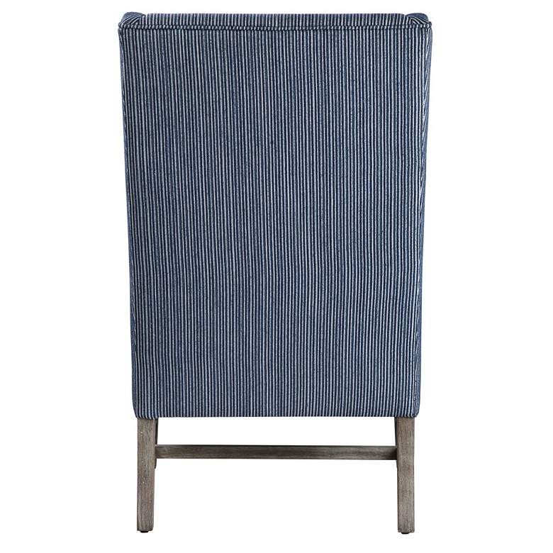 Image 7 Uttermost Galiot Blue and White Accent Chair more views