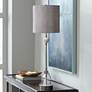 Uttermost Gallo 32 1/2" High Crystal and Nickel Tall Goblet Table Lamp