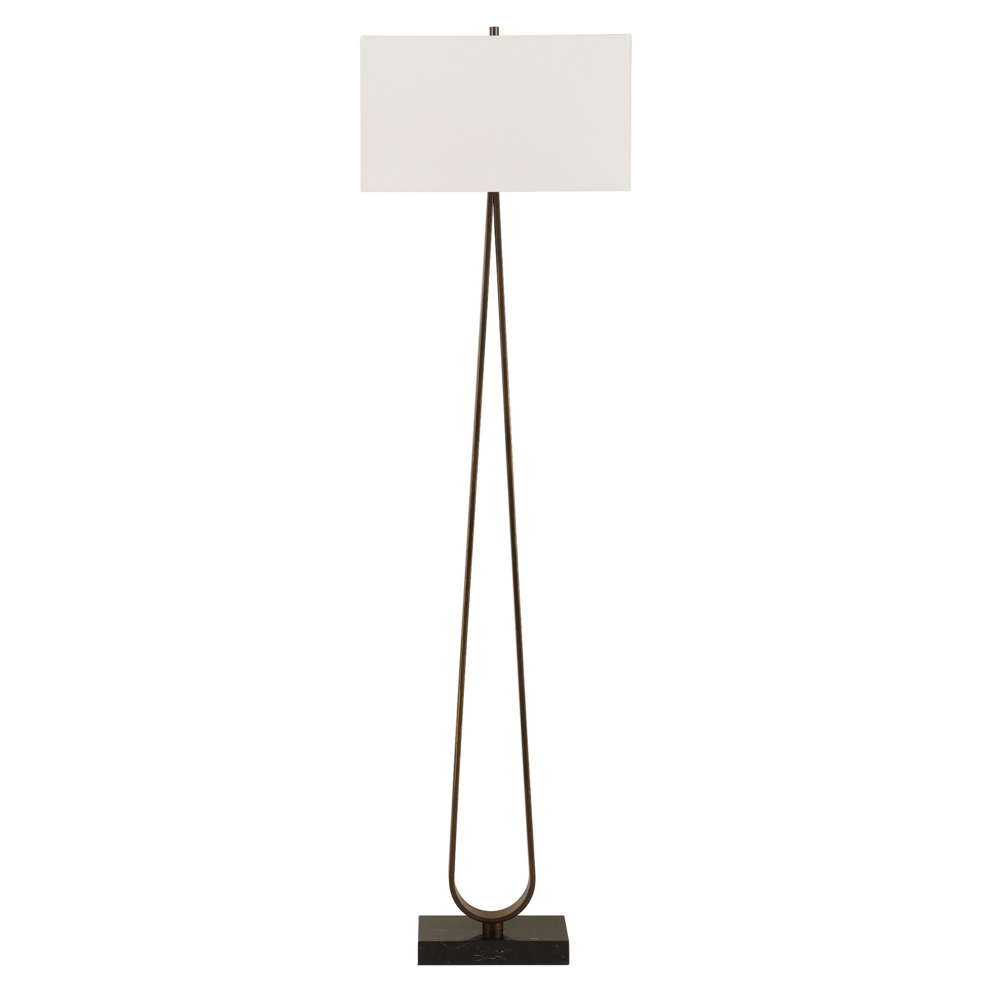 Image 7 Uttermost Galloway 64 3/4" Dark Bronze Metal Floor Lamp more views