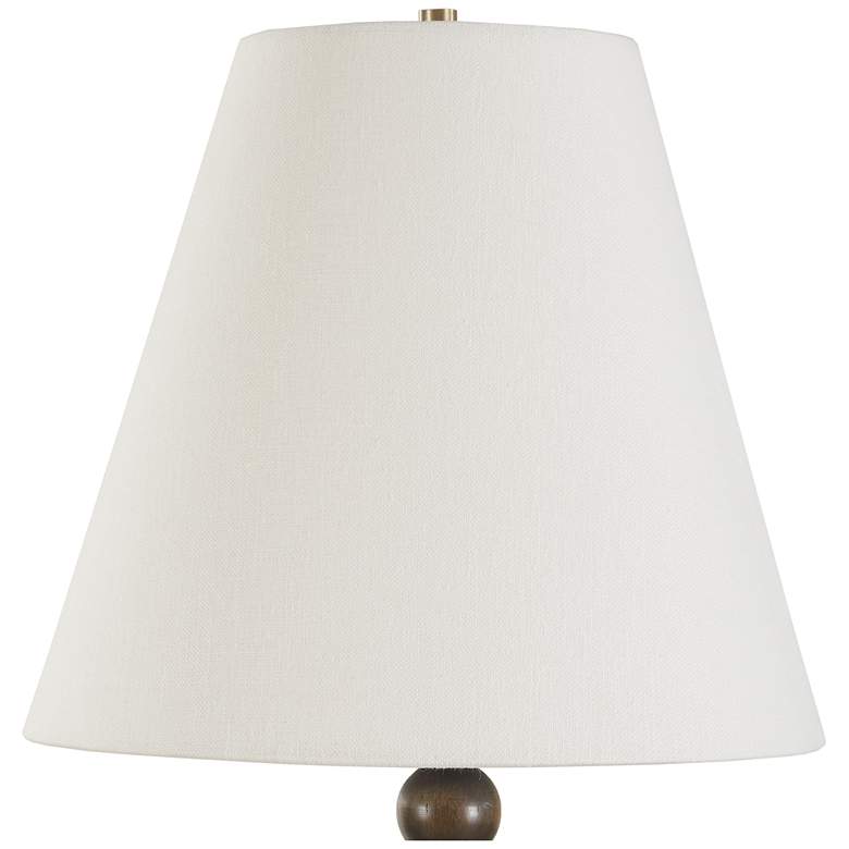 Image 4 Uttermost Gallus 34" Dk Walnut Sphere Table Lamp more views