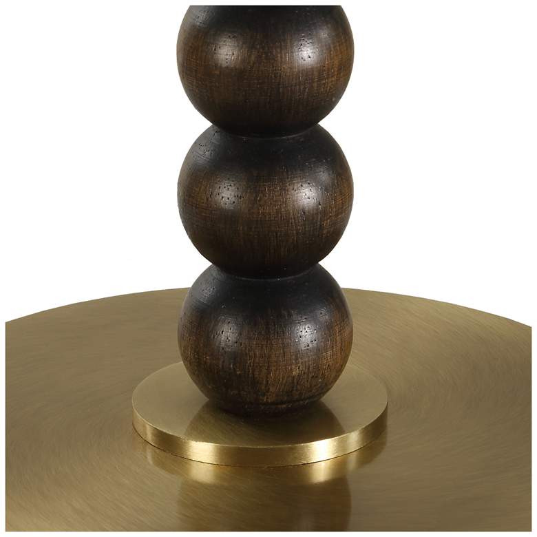 Image 5 Uttermost Gallus 34" Dk Walnut Sphere Table Lamp more views