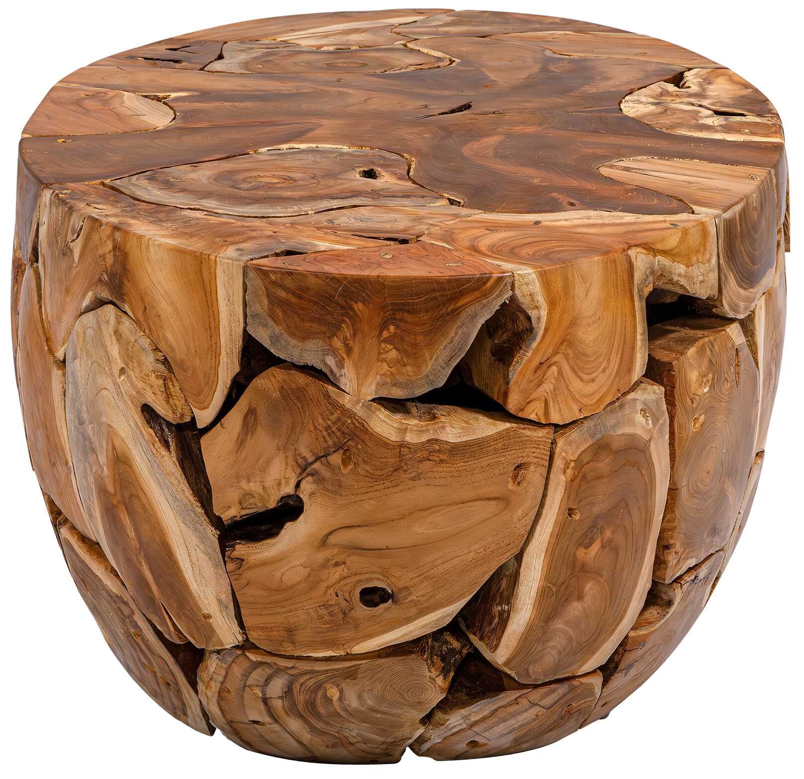 Image 3 Uttermost Gareis 48" Wide Outdoor Teak Wood Coffee Table more views