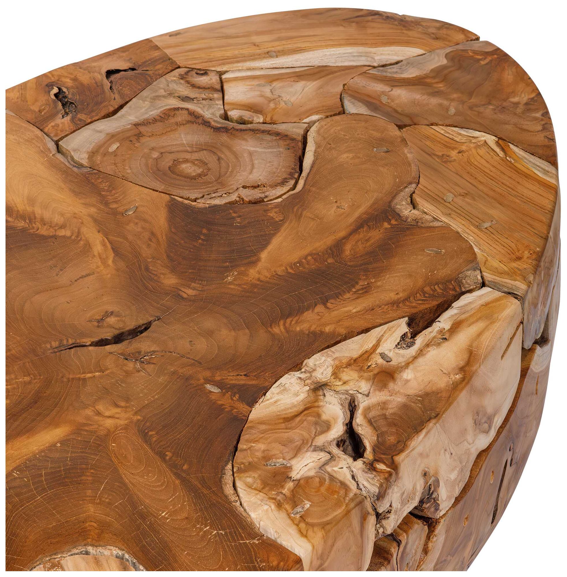 Image 5 Uttermost Gareis 48" Wide Outdoor Teak Wood Coffee Table more views