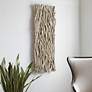 Uttermost Gathered 49" x 19" Bleached Teak Wood Wall Decor in scene