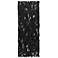 Uttermost Gathered Black Teak 49" High Wood Wall Decor