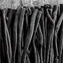 7_Uttermost Gathered Black Teak 49" High Wood Wall Decor more views