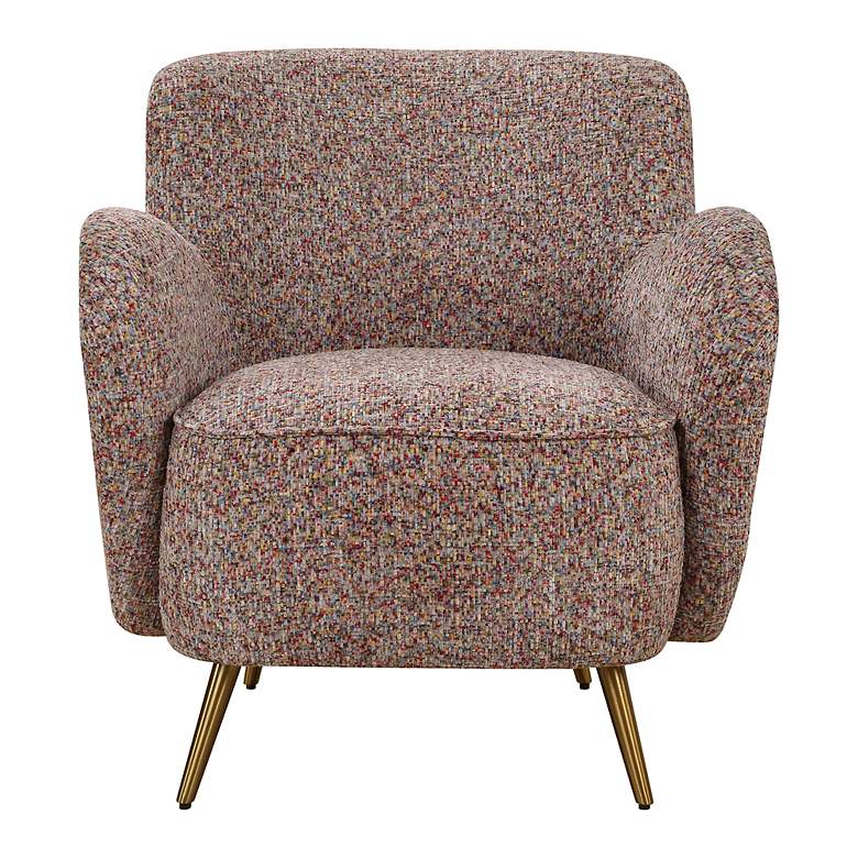 Image 2 Uttermost Gemstone Confetti Upholstered Accent Chair