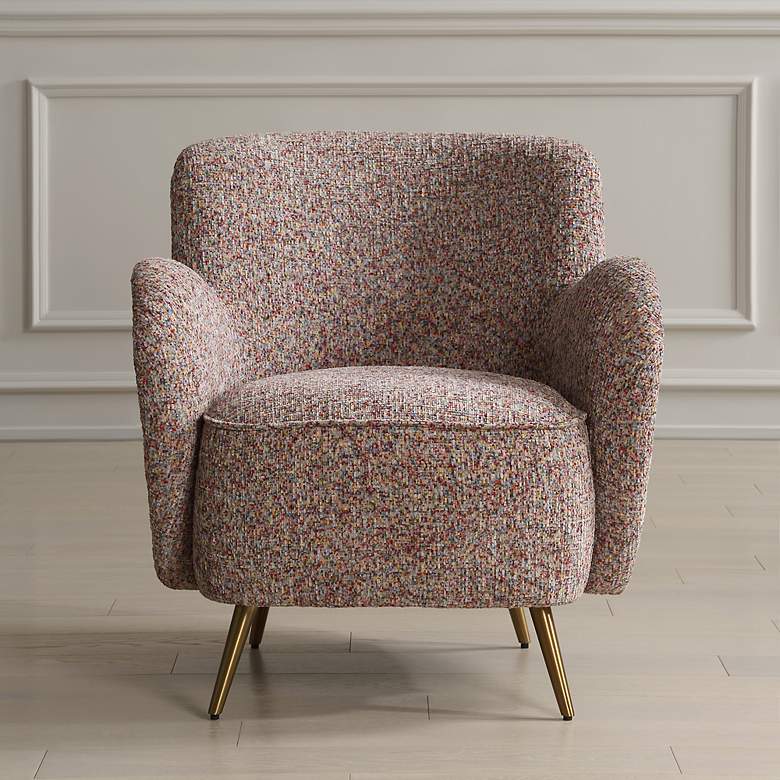 Image 3 Uttermost Gemstone Confetti Upholstered Accent Chair more views