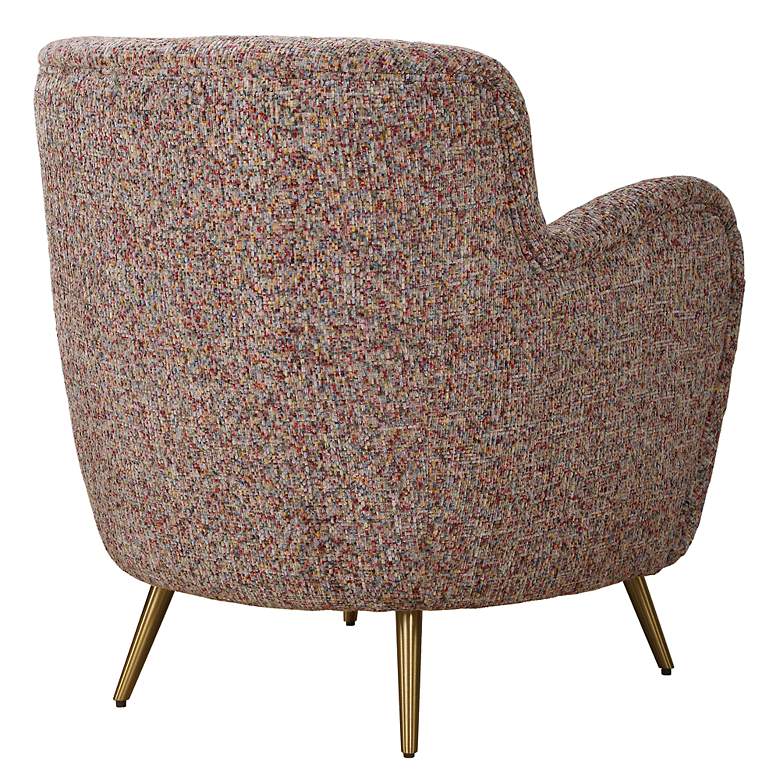 Image 7 Uttermost Gemstone Confetti Upholstered Accent Chair more views