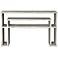 Uttermost Genara 48"W Aged Bone Multi-Display Console Table