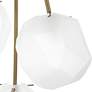 7_Uttermost Geodesic 14" Wide Antique Brass 3-Light Pendant more views