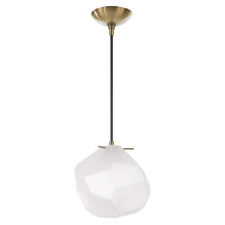 Image 5 Uttermost Geodesic 8"W Frosted Geometric Glass Mini Pendant more views
