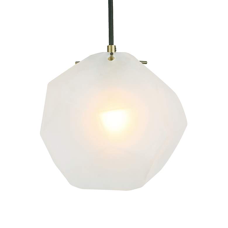 Image 6 Uttermost Geodesic 8"W Frosted Geometric Glass Mini Pendant more views
