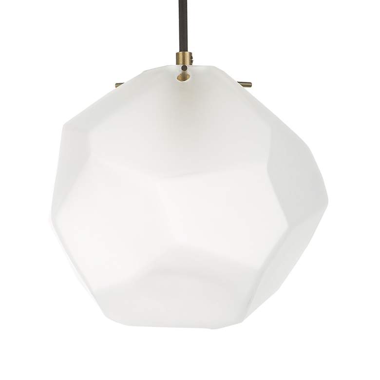 Image 7 Uttermost Geodesic 8"W Frosted Geometric Glass Mini Pendant more views