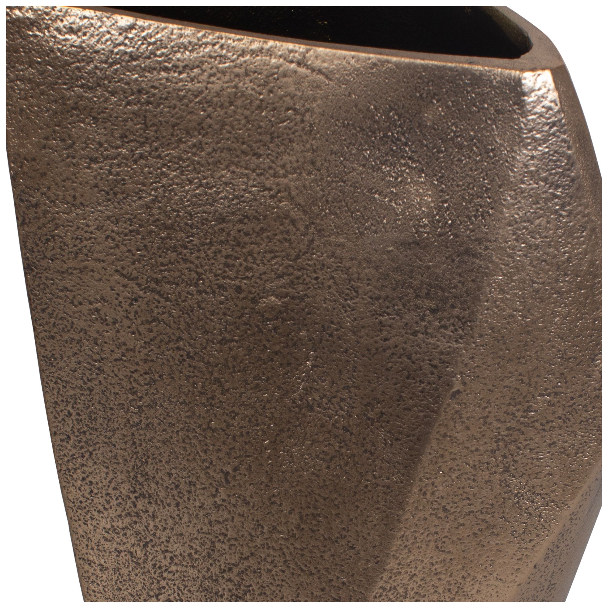 Image 4 Uttermost GeoForm Brass Aluminum Outdoor Vases Set of 2 more views