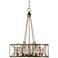 Uttermost Ghiaccio 25"W Silver Swedish Iron 8-Light Pendant