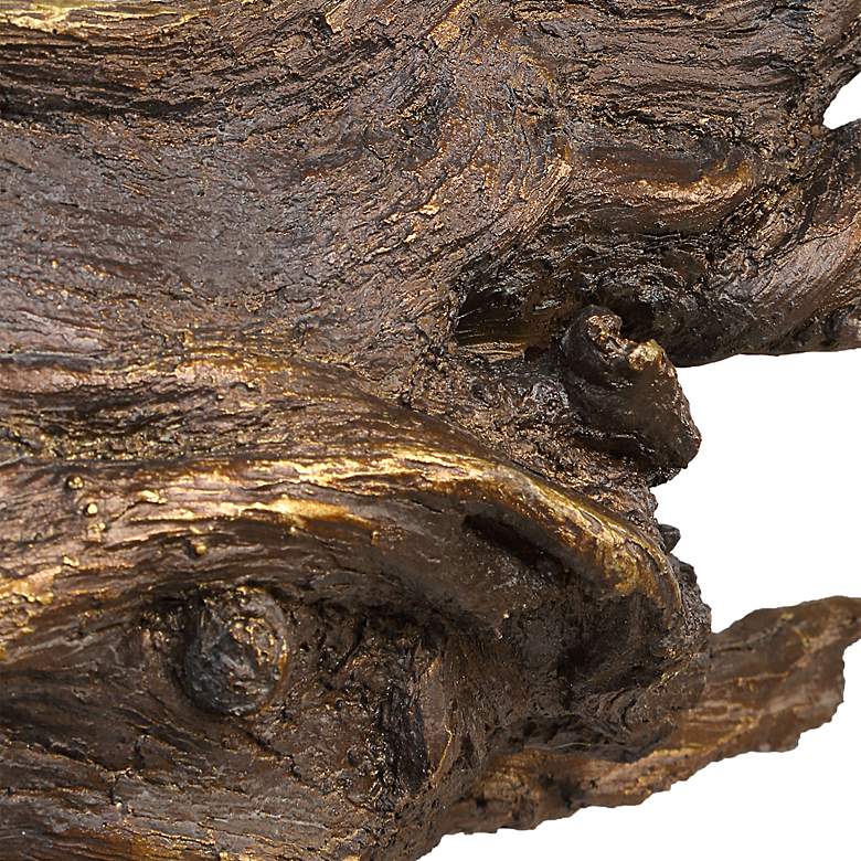 Image 5 Uttermost Gilded Branch 25" Wide Dark Brown Sculpture more views