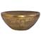 Uttermost Gilded Dome 36" Wide Antique Gold Coffee Table
