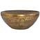 Uttermost Gilded Dome 36" Wide x 15" High Antiqued Gold Coffee Ta