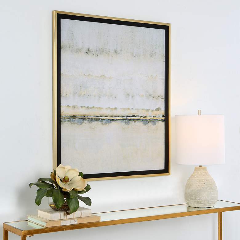 Image 4 Uttermost Gilded Horizon 39" High Framed Print Wall Art more views