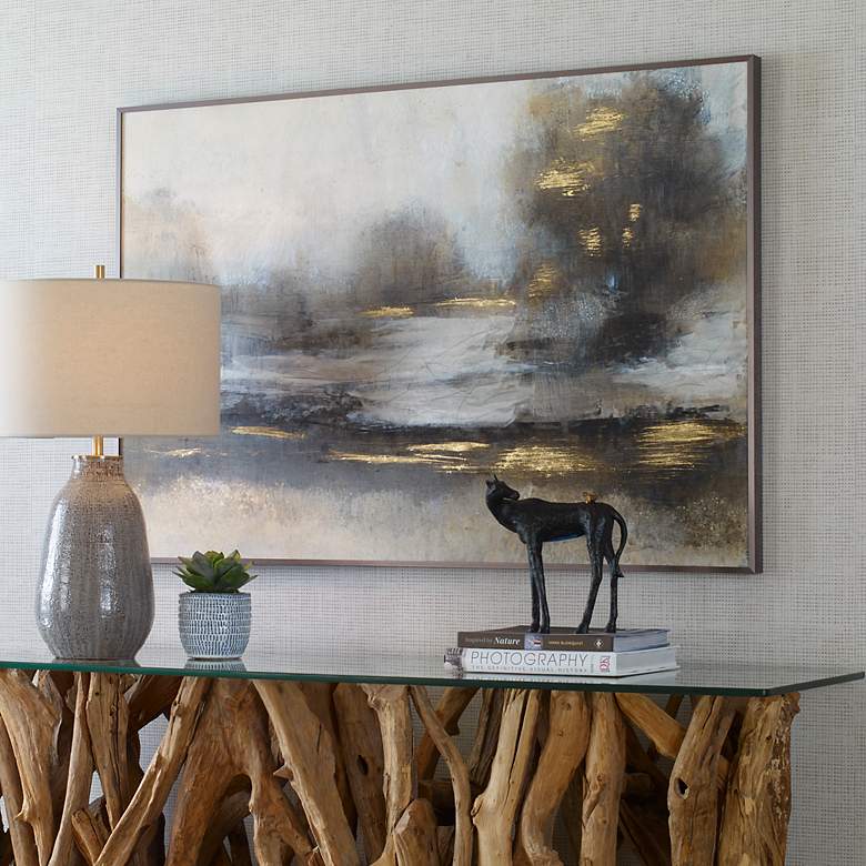 Image 3 Uttermost Gilt Landscape 48 1/4"W Printed Framed Wall Art more views