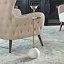 Thumbnail1 of Uttermost Gimlet 8 1/2" Wide Brass Round Drink Table