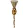 Uttermost Glam 26 1/2" High Antiqued Gold Leaf Wall Sconce