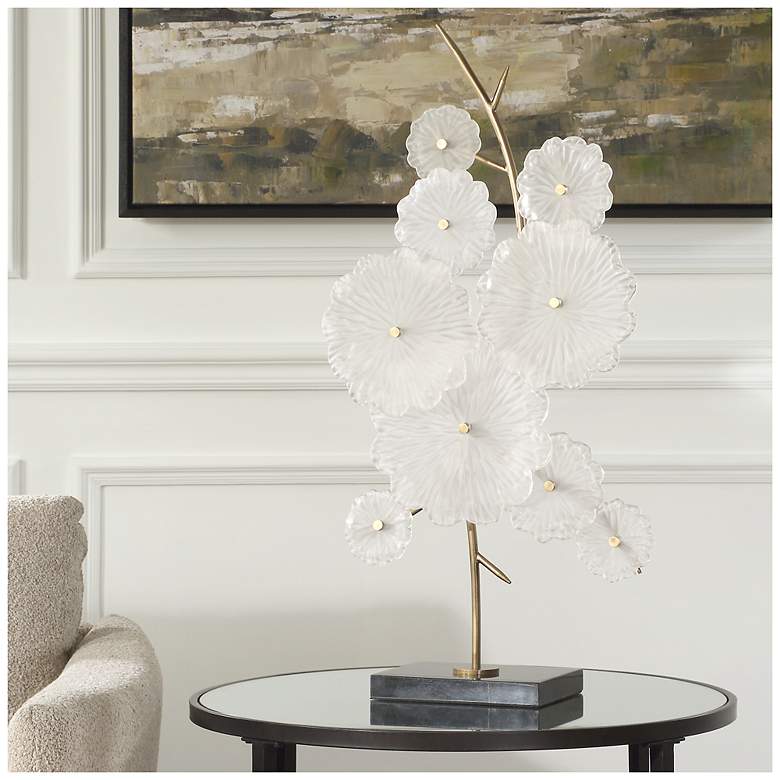 Image 3 Uttermost Glass Garden 29 1/2" Sculpture more views