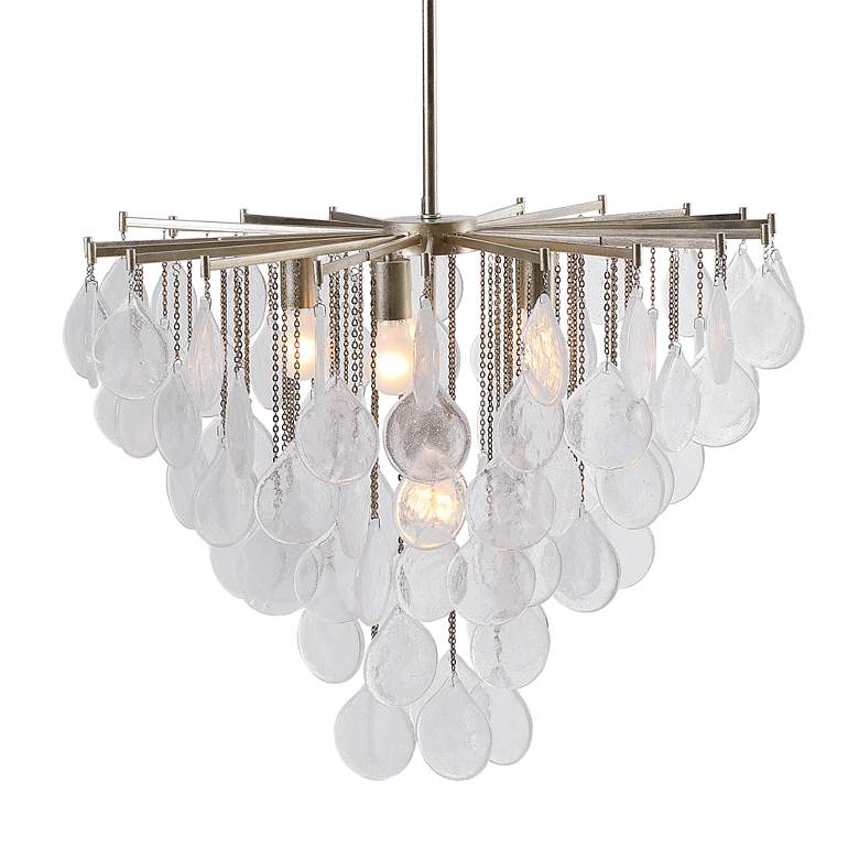 Image 4 Uttermost Goccia 28 3/4" Wide Silver 6-Light Pendant Light more views