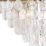 5_Uttermost Goccia 38" Wide Silver Leaf 8-Light Pendant more views
