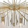 6_Uttermost Goccia 38" Wide Silver Leaf 8-Light Pendant more views