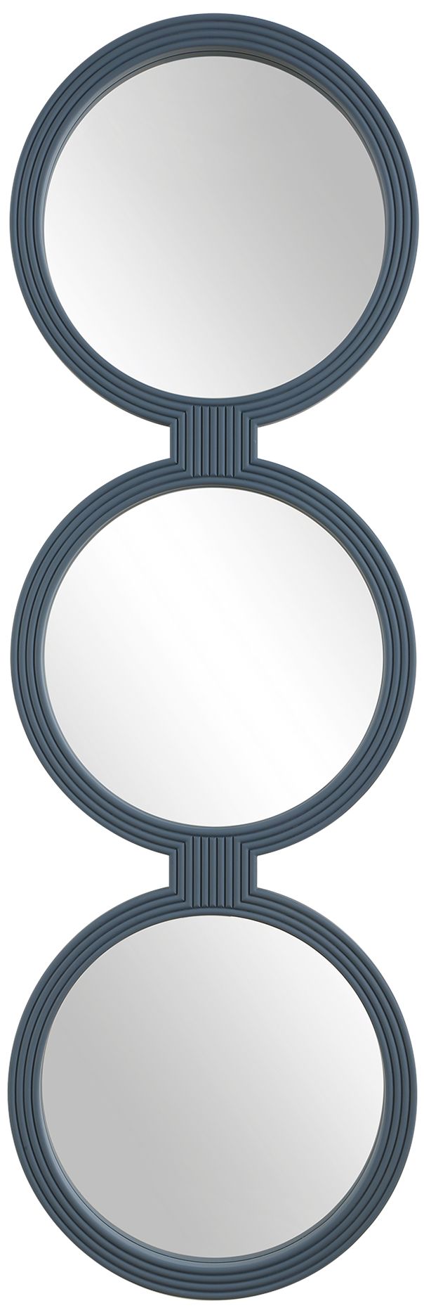 Image 2 Uttermost Going In Circles 18" x 56" Muted Blue Mirror