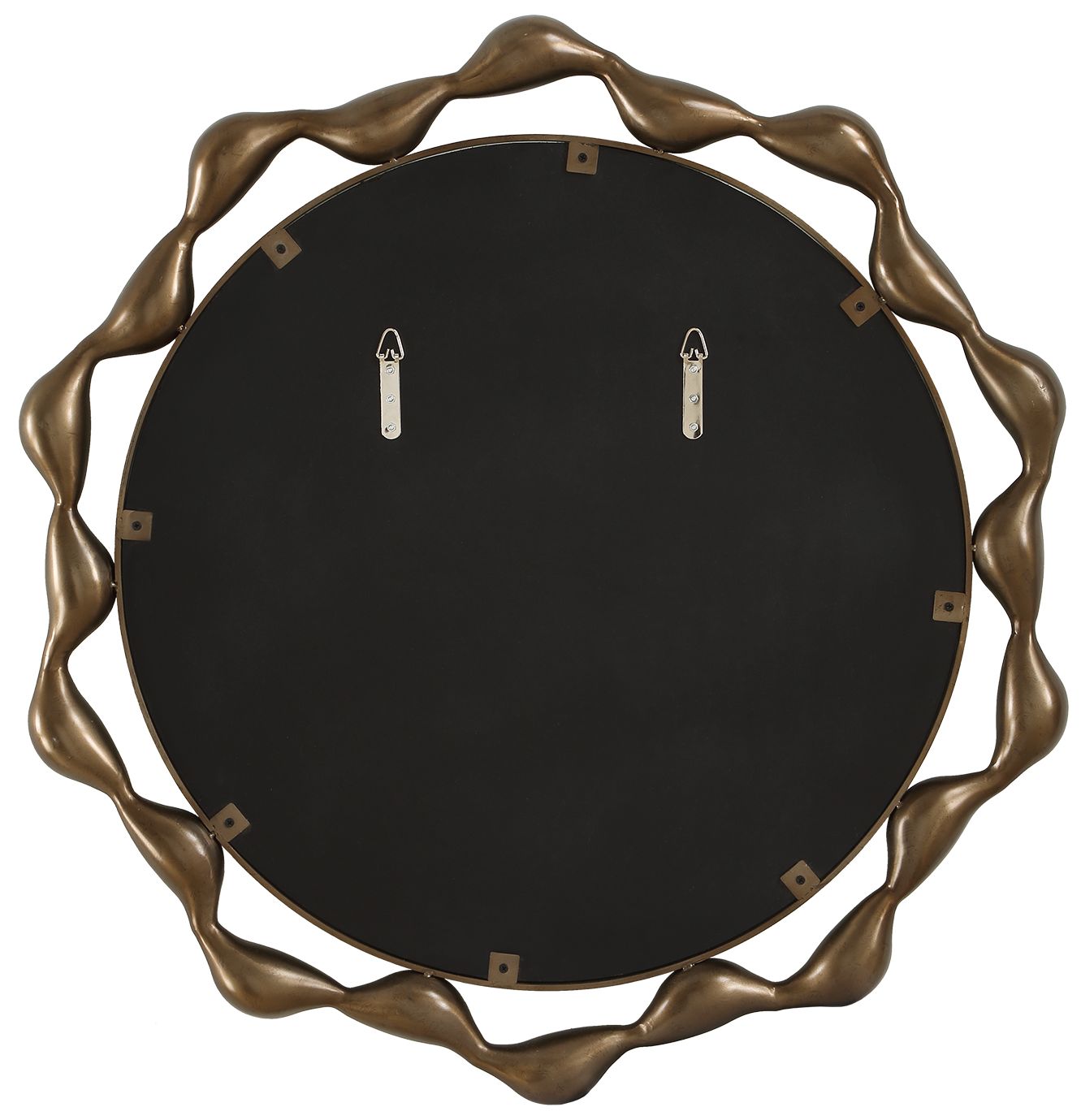 Uttermost Going In Circles 18" x 56" Muted Blue Mirror