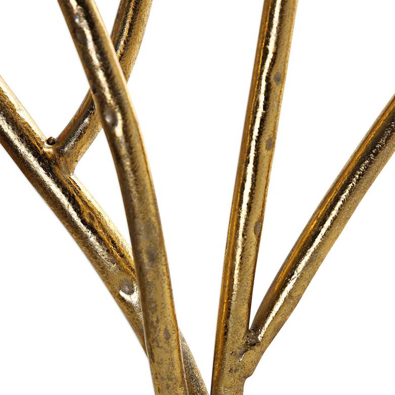 Image 2 Uttermost Gold Branches 32 inch High Decorative Fireplace Screen more views