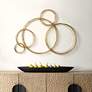1_Uttermost Golden Bubbles 25" Wide Metal Wall Decor