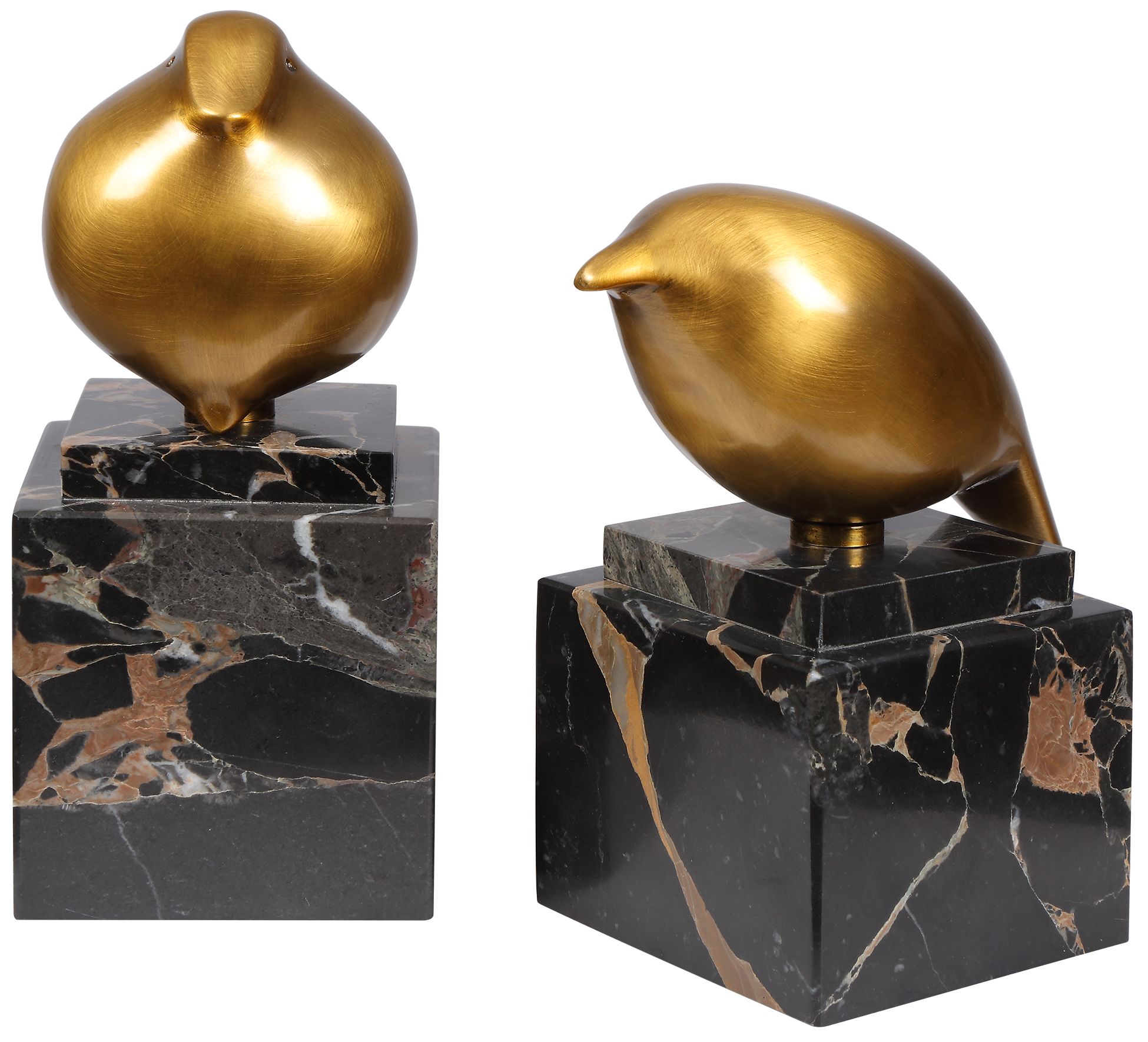 Image 2 Uttermost Golden Finch 2-Piece Accent Statues