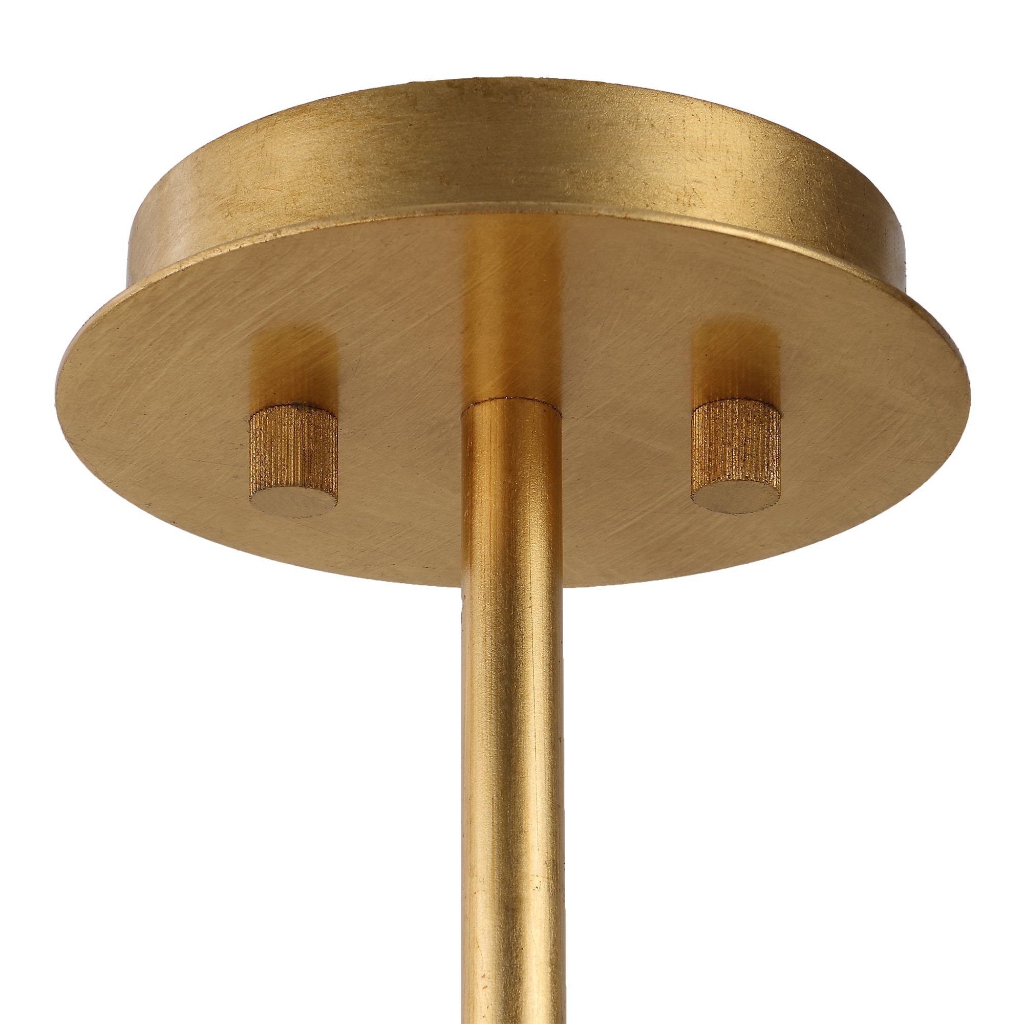 Uttermost Golden Gate 28" Wide Gold Leaf Drum Pendant Light