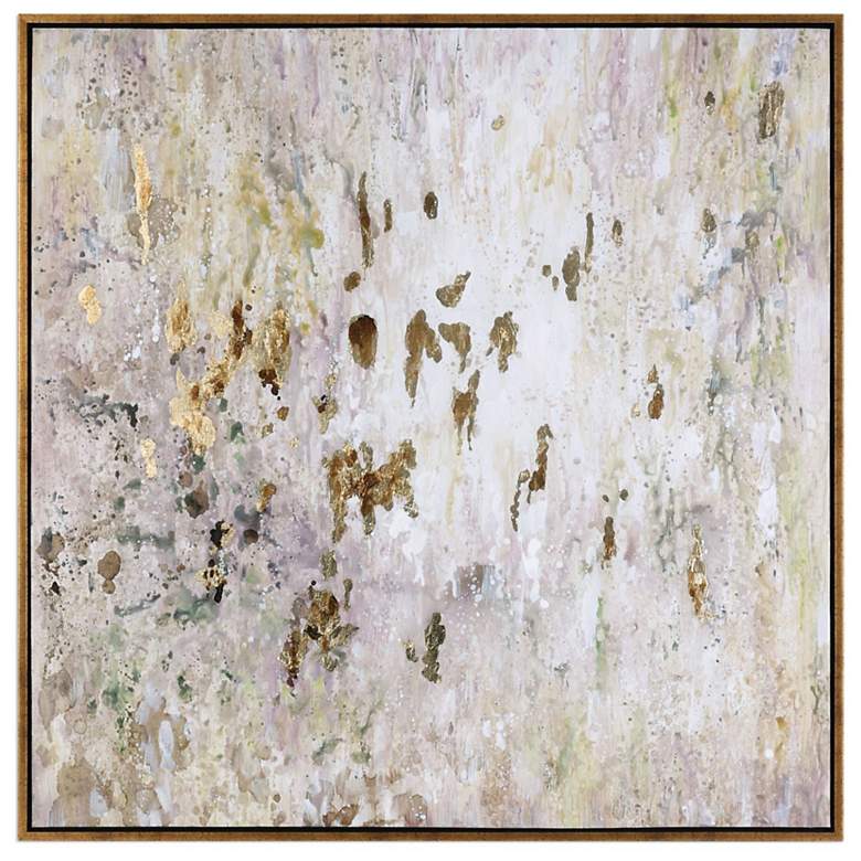 Image 3 Uttermost Golden Raindrops 62" Wide Canvas Wall Art