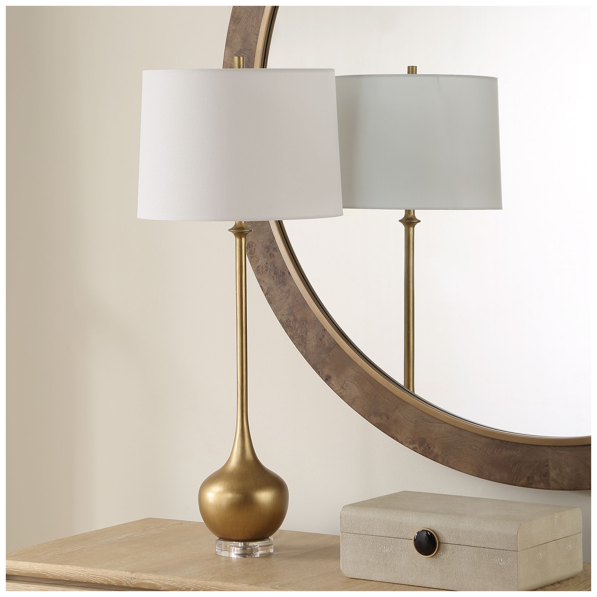 Image 3 Uttermost Good As Gold 33 3/4" Table Lamp more views