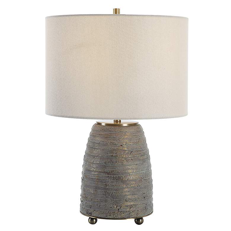 Image 2 Uttermost Gorda 22 1/2" Rustic Modern Bronze Ceramic Table Lamp