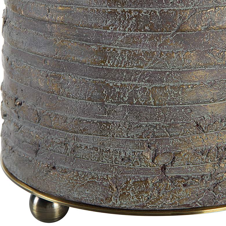 Image 5 Uttermost Gorda 22 1/2" Rustic Modern Bronze Ceramic Table Lamp more views