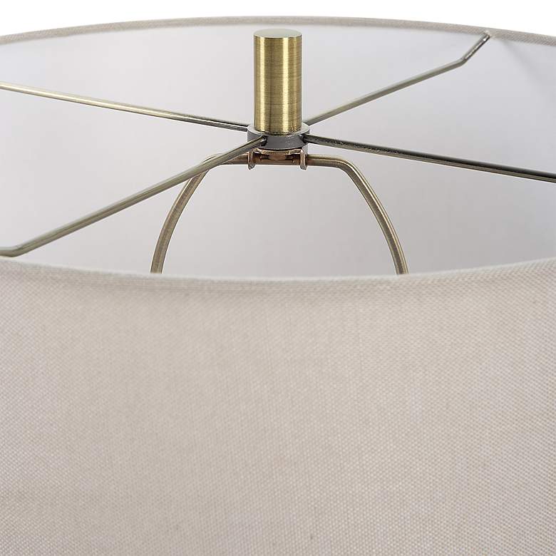 Image 6 Uttermost Gorda 22 1/2" Rustic Modern Bronze Ceramic Table Lamp more views