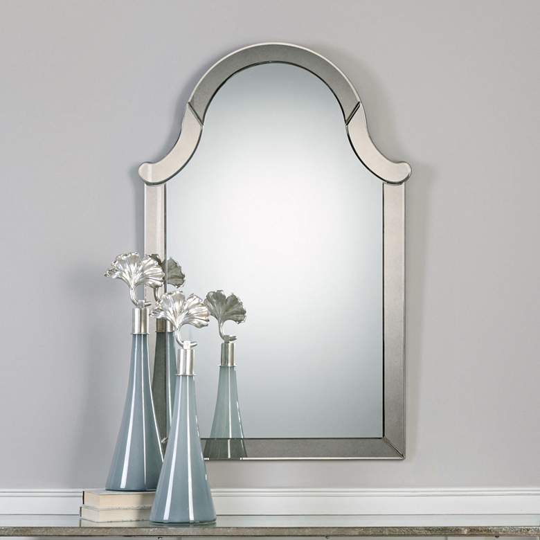 Image 1 Uttermost Gordana Hand-Beveled 30 inch x 47 inch Wall Mirror