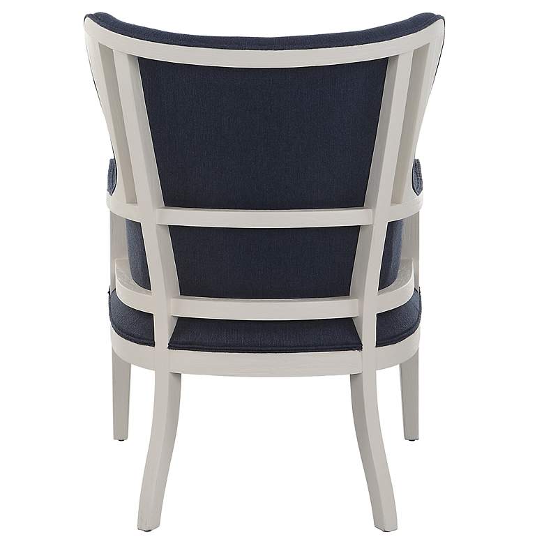 Image 6 Uttermost Gordonston Blue Fabric Accent Chair more views