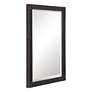7_Uttermost Gower Rustic Black 25 1/4" x 34 3/4" Vanity Mirror more views